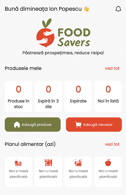 Food Savers – AI-Powered Food Waste Reduction Mobile App